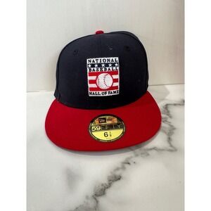 NWT National Baseball Hall Of Fame 6-7/8 Fitted Hat Cooperstown New Era 59Fifty‎